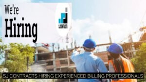 Civil Engineering Jobs 2026: SJ Contracts Hiring Experienced Billing Professionals