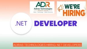 Software Developer Jobs 2026: Adiras Technologies Hiring .NET Developers
