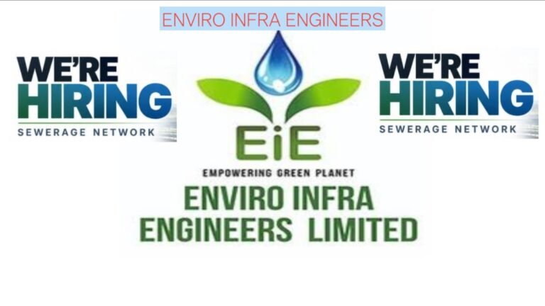 Water & Wastewater Jobs 2026: Enviro Infra Engineers Recruitment in Saharanpur