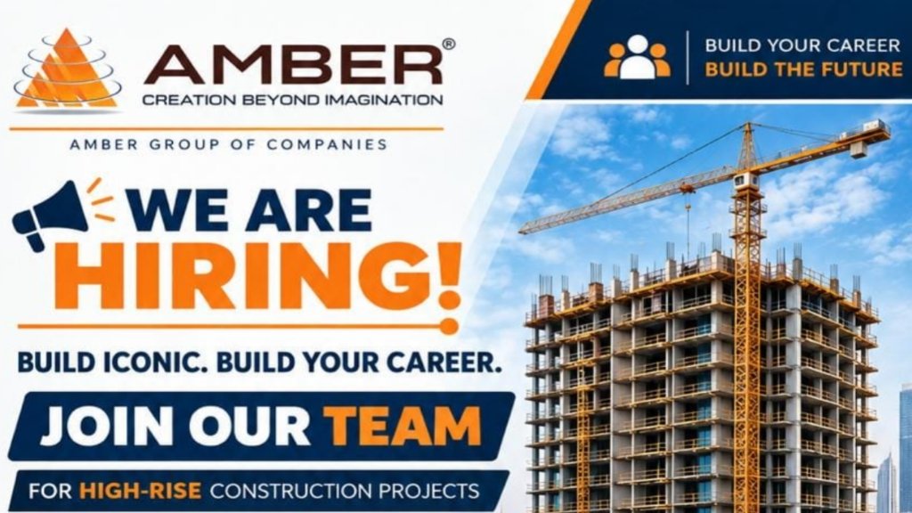 Construction Jobs in Mumbai 2026: Amber Group Hiring Experienced Professionals