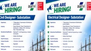 Aarvi Encon Ltd Recruitment 2026: Civil Designer & Electrical Designer Substation Jobs in Kolkata – 7+ Years Experience